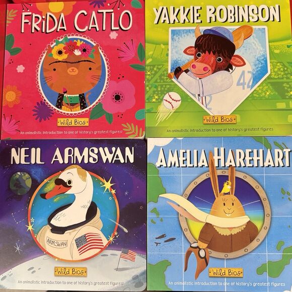 WILD BIOS CHILDRENS 4 BOARD BOOK BOX SET COLLECTION Brand New Never Opened. - Picture 4 of 5